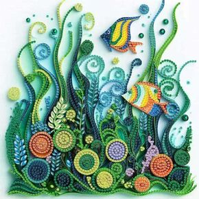 ZqeAtry Sea Turtle Turtle Animal Shape Miamond Art Kits للبالغين ، وأطقم الطلاء الماس 5D للمبتدئين ، وأحجار الرسم الكريستالية Diy Diam in Kuwait