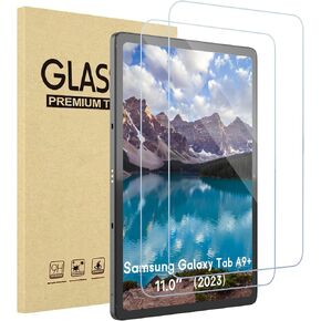 Screen Protector 2 Pack for Samsung Galaxy Tab A9 Plus 11 Inch 2023, Super Thin, Anti Scratches finger pritns & Blue Light, Easy to Put on in Kuwait