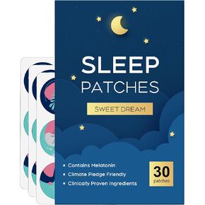 Sleep Patches, 30 Pack Upgraded Deep Sleep Patches for Adults, All Natural Deep Patch, for Men and Women, Highly Breathable and Suitable for Hot Weather，Easy to Use That Last All Night in Kuwait