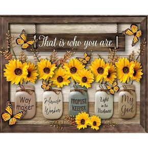 Paint by Numbers Kit for Adults Beginner, Butterfly and Flowers Acrylic Adult Paint by Number Kits on Canvas, Flowers Watercolor Oil Paint by Number for Adults, Perfect for Home Decor Gift 16"x20" in Kuwait