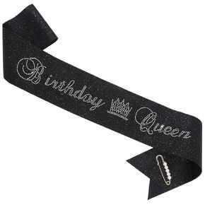 "عيد ميلاد ملكة أعياد عيد ميلاد بريق مع لؤلؤة الأمان PIN Party Favors for Girl Women (Red ، Stardard) in Kuwait