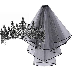 Jaciya Wedding Veil Bachelorette Party Favors Bridal Shower Tiara Crown in Kuwait