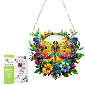 MAXBYE Rainbow Angel Diamonds Painting Kits for Adults, 5D DIY Diamond Art Kit Full Round Drill for Beginners, Paint by Diamonds Dot Gem Arts and Crafts Crystal Sets for Home Wall Decor 12x16in in Kuwait