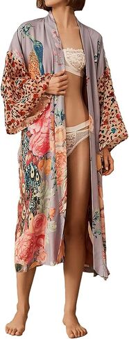 Bsubseach Kimono swim cover up for women Robe Cardigan Coverups Long Beach Dress Bathing Suit in Saudi Arabia