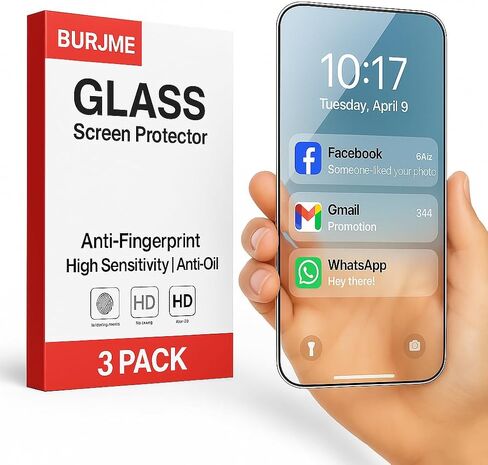 واقي الشاشة متوافق مع iPhone 16 PRO MAX SHITROFPRINCED GLASS SCREET PROTEROTURE-6.9 بوصة تغطية حافة ، 9H+ صلابة ، وضوح مضاد للخدش ، خالية من الفقاعات ، ودية للحالة (3 عبوات) in Saudi Arabia