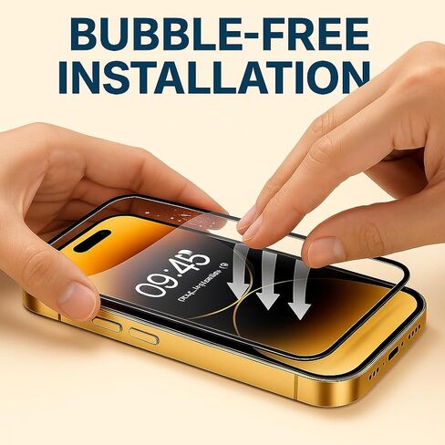 واقي الشاشة متوافق مع iPhone 16 PRO MAX SHITROFPRINCED GLASS SCREET PROTEROTURE-6.9 بوصة تغطية حافة ، 9H+ صلابة ، وضوح مضاد للخدش ، خالية من الفقاعات ، ودية للحالة (3 عبوات) in Saudi Arabia