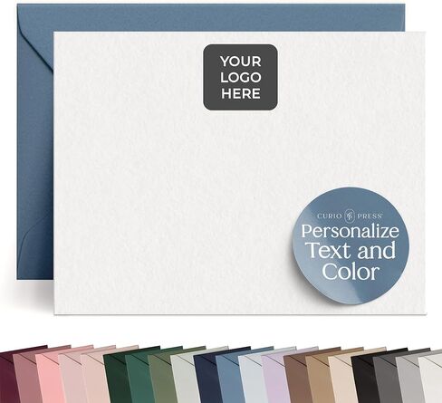 Personalized Stationery Note Cards with Envelopes Personalized Stationery for Women, Personalized Cards with Envelopes, Personalized Stationery Set with Name and Monogram - Precious Mono Fold in Kuwait