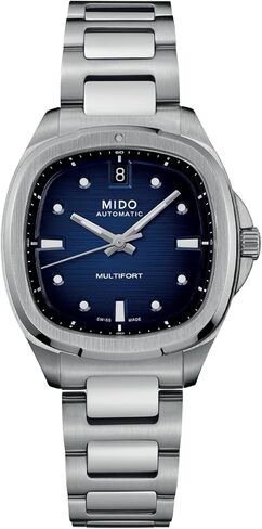 Mido Multifort TV 35 - Swiss Automatic Watch for Men & Women - Dial Blue - Case 35mm - M0493071113600 in Kuwait