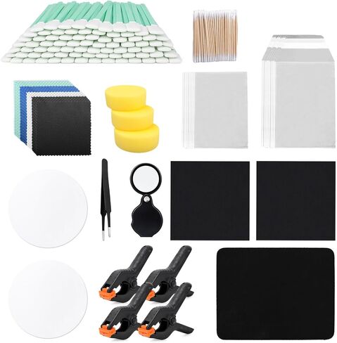 XANGNIER 145 Pcs Card Cleaning Kit,Trading Sports Card Repair and Care Tool Kit for Baseball Football Basketball Sports Cards in Kuwait