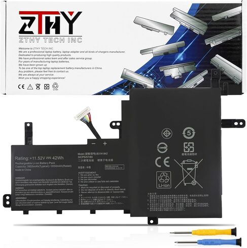 ZTHY B31N1429 استبدال بطارية الكمبيوتر المحمول لـ ASUS A501L A501LB A501LX A501UX FX51LB K501U K50UB K501UQ K501UX K501UW K501L K501LB K501LX R516LX R516UW 11.4V 48WH in Saudi Arabia