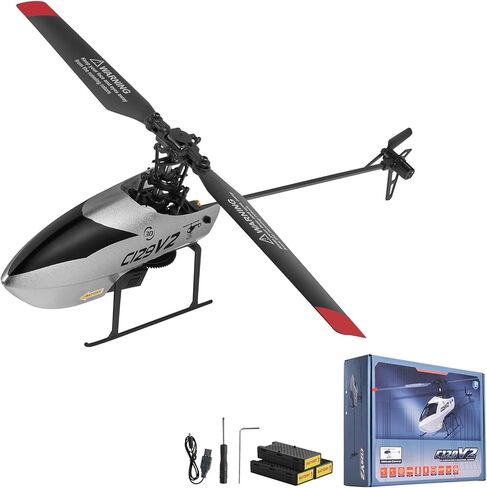 VEVOR RC Helicopter, 2.4GHz Remote Control Helicopter with Gyro, 4-Channel RC Airplane for Beginner, Wing Lights & One-Key Takeoff/Landing, Flying Plane Toys for Kids Ages 8 and up in Saudi Arabia
