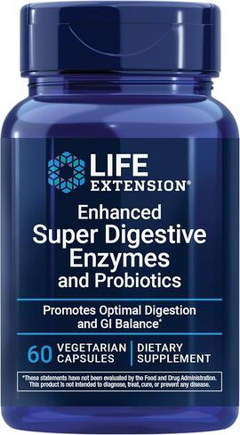 Life Extension Enhanced Super Digestive Enzymes and Probiotics, 90 Vegetarian Capsules in Saudi Arabia