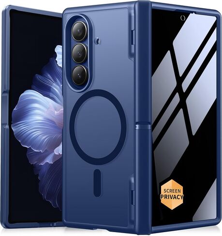 MOBOSI Samsung Galaxy Z Fold Screen Protector Film, 9H Tempered Glass Screen Protection, Light Blue in Saudi Arabia