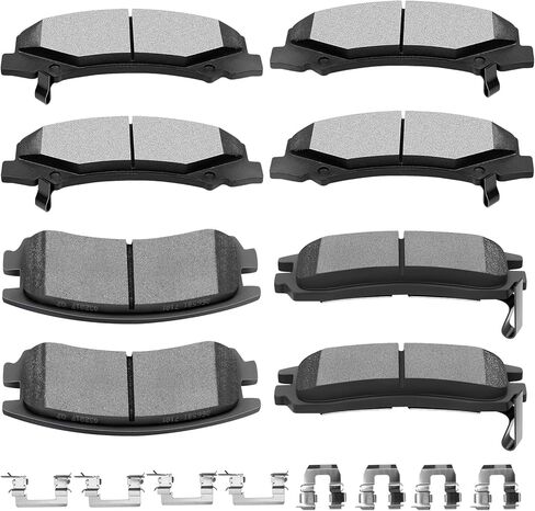 SCITOO Ceramic Front Rear Disc Brake Pad Set fit for 1998-2005 for Lexus GS300, 1998-2000 for Lexus GS400, 2001-2005 for Lexus GS430, 2001-2005 for Lexus IS300, 2002-2010 for Lexus SC430 in Saudi Arabia