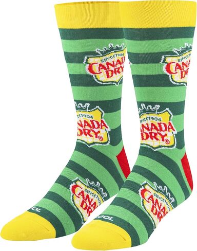 Odd Sox - Cool Socks A&W Stripes Fun Print Novelty Crew Socks for Men in Saudi Arabia