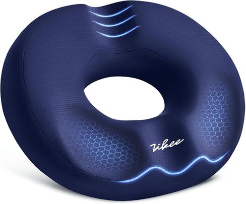 وسادة دونات على شكل حرف U مزدوج على شكل حرف U لآلام عظام الذنب ، وسادة البواسير للجلوس مع ثقب الضغط على ثقب وتصميم منحدر ، وسادة مقعد دونات لوجيزي ، ما بعد الولادة وما بعد الجراحة. in Kuwait