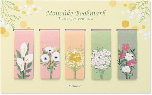 Monolike Magnetic Bookmarks The Flower Ver.2, Set of 5 in Kuwait