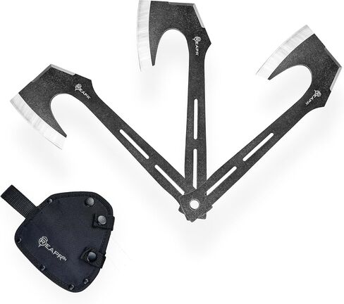 Reapr Versa Camp Axe 10.75" Outdoor Multitool with Pry Bar, Nail Puller, Hammer, Wrench Set, Bottle Opener & Sheath, Non-Slip Handle, Great for Camping, Hiking, and Survival Kits in Kuwait