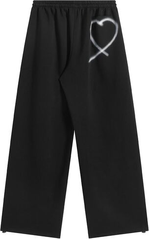 Aelfric Eden Wide Legpants Women Women Waggy Graffiti Heart Lounge Pants مع جيوب in Kuwait