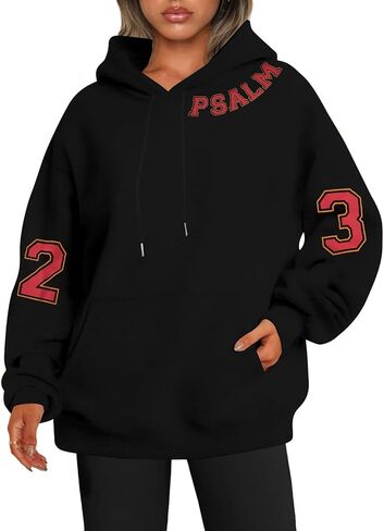 FAYALEQ Christian Sweatshirt For Women God Is Good Hoodies Faith Pullover Bible Verse Long Sleeve Tops in Saudi Arabia