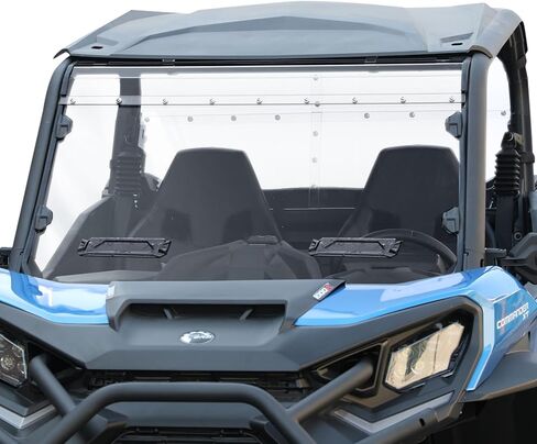 A & UTV PRO Front Full Windshield for 2021 2022 2023 Can Am Commander 1000/ MAX Window Accessories, Clear Tough Windscreen, Hard Coated Polycarbonate Construction | 250x Stronger Than Glass in Saudi Arabia