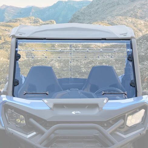 A & UTV PRO Front Full Windshield for 2021 2022 2023 Can Am Commander 1000/ MAX Window Accessories, Clear Tough Windscreen, Hard Coated Polycarbonate Construction | 250x Stronger Than Glass in Saudi Arabia