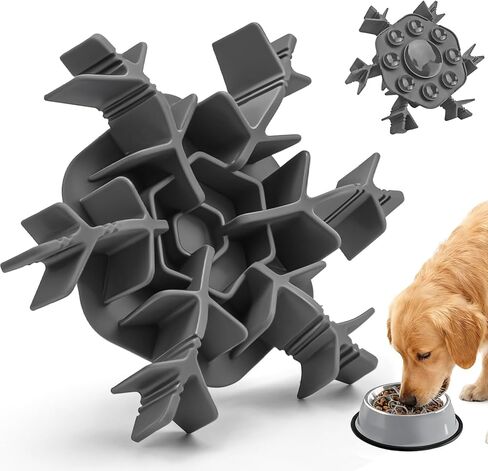 إدراج وحدة تغذية بطيئة لوعاء الكلب مع أكواب شفط كبيرة مطورة ، مضاد للانزلاق مضاد للثلوج المضاد للثلوج التغذية الصحي in Kuwait