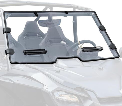 تقلب SaUtvs من الزجاج الأمامي المتوافق مع Honda Talon 1000r 1000x 1000x-4 2019-2025 ، يمكن إغلاق 1/5 " in Saudi Arabia
