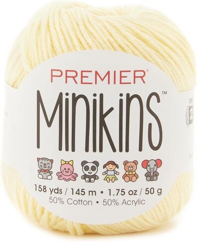 Premier Yarns Custard Premier Minikins Yarn in Kuwait