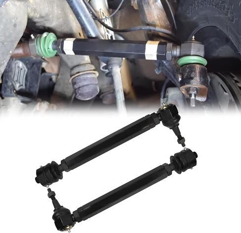 RULLINE Heavy Duty Tie Rods Compatible with 6.6 Duramax Diesel Chevy Silverado 2001-2010 GMC Sierra 2500HD 3500HD KRTR10 in Saudi Arabia