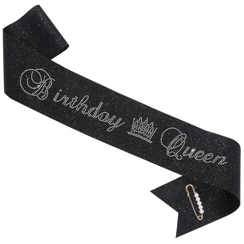 "عيد ميلاد ملكة أعياد عيد ميلاد بريق مع لؤلؤة الأمان PIN Party Favors for Girl Women (Red ، Stardard) in Kuwait