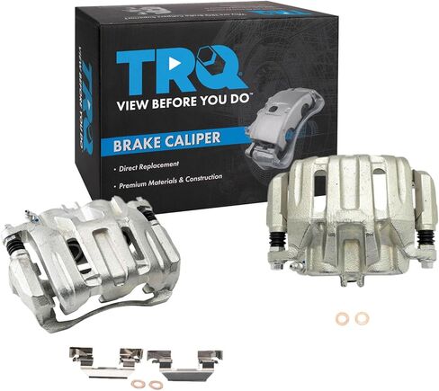 TRQ Front Brake Caliper Set Compatible with 2007-2012 Acura RDX 2010-2011 Honda Accord Crosstour 2007-2016 CR-V 2005-2010 Odyssey in Saudi Arabia
