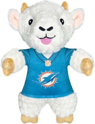 Pets First NFL Green Bay Packers Goat Plush Toy for Dogs and Cats with Squeaker, Wearing a Team Jersey! Fun & Sporty Goat Shaped Dog Chew Toy, Interactive Pet Toy in Saudi Arabia