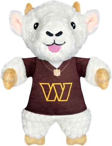 Pets First NFL Green Bay Packers Goat Plush Toy for Dogs and Cats with Squeaker, Wearing a Team Jersey! Fun & Sporty Goat Shaped Dog Chew Toy, Interactive Pet Toy in Saudi Arabia