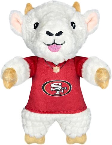 Pets First NFL Green Bay Packers Goat Plush Toy for Dogs and Cats with Squeaker, Wearing a Team Jersey! Fun & Sporty Goat Shaped Dog Chew Toy, Interactive Pet Toy in Saudi Arabia