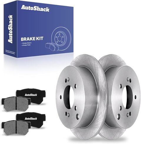استبدال مجموعة أدوات الفرامل الخلفية Autoshack لعام 2011-2016 Kia Sportage 2010-2015 Hyundai Tucson 2.0L 2.4L AWD DISC DIRCH ROTORS مع وسادات الفرامل السيراميك 11.2 "(284.0 مم) CBO413381157 in Saudi Arabia