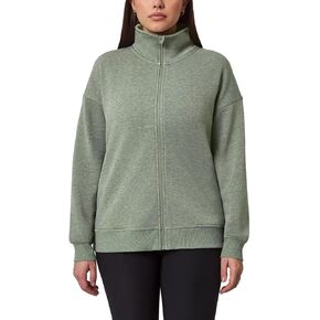 Mondetta Women's Fleece Jacket, Full-Zip (US, Alpha, XX-Large, Regular, Regular, Tan) in Kuwait