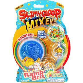 Kuromi SLIMYGLOOP Mix'EMS Slime - Pink Glitter With Collectible Charm, Fun Add-Ins, Hello Kitty - Party Favors for Kids 8-12, Girls Toys Age 6-8, Sanrio Stuff in Kuwait