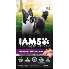 IAMS Advanced Health Healthy Digestion Adult Dry Dog Food with Real Chicken, 36 lb. Bag in Kuwait