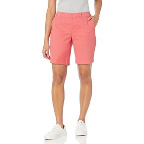 Tommy Hilfiger Women's Hollywood 9 Inch Chino Short (Regular and Plus), WHITE, 8 in Saudi Arabia