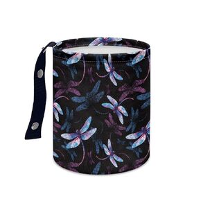 American Flag Car Trash Bin Vehicle Trash Can - Portable Reusable Waterproof Multipurpose Car Organizer Road Trip Essentials in Kuwait