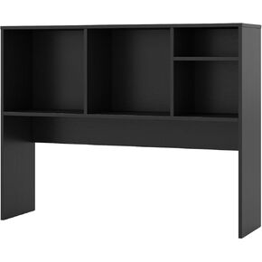 قفص المكتب ، رف سطح المكتب مع 5 أرفف ، رف الكتب المكتبي مع أجهزة مكافحة التعبئة ، منظم رف الكتب من الخشب ، رف مكتب صغير للدراسة ، المكتب ، المسكن (الأبيض ، 5 أرفف) in Kuwait