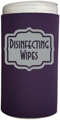 Disinfecting Wipes Cover with Silver Label Modern (Large, Black) in Saudi Arabia