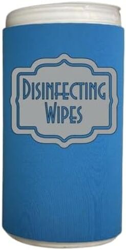 Disinfecting Wipes Cover with Silver Label Modern (Large, Black) in Saudi Arabia