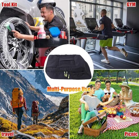 for Hummer EV Accessories Lower Center Console Organizer Storage Gear Box Shift Panel Side Tool Bag for Hummer EV SUV/Pickup 2024 2025+ Console Organizer Storage Bag Solution Foldable (A) in Saudi Arabia
