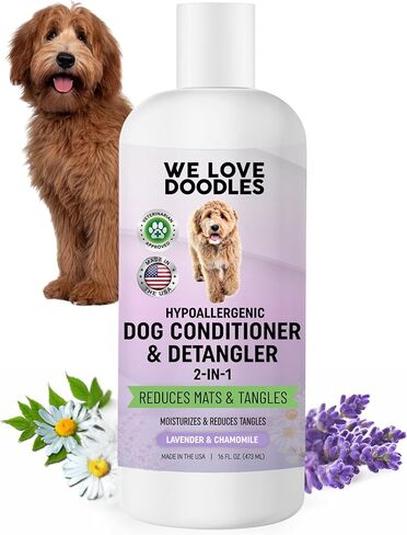 نحن نحب رسومات الشعار المبتكرة لمكيف الكلاب و detangler ، مكيف 2 في 1 للحساسية والحكة ، غسول الكلاب للبشرة الجافة ، للبودل ، رسومات الشعار المبتكرة ، و Goldendoodles ، 16 أوقية in Saudi Arabia