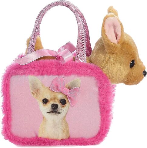 Aurora® Frasnal Fancy Pals ™ Pretty in Pink Stuffed Animal - Awde -the -Go - الملحقات الأنيقة - Multicolor 7 بوصات in Saudi Arabia