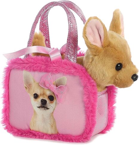 Aurora® Frasnal Fancy Pals ™ Pretty in Pink Stuffed Animal - Awde -the -Go - الملحقات الأنيقة - Multicolor 7 بوصات in Saudi Arabia