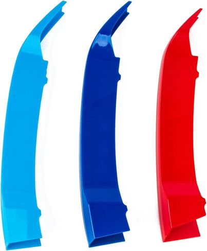 X Xotic Tech M Colored Tri Grille Insert Strips ، شبكات الكلى في المركز الأمامي متوافق مع BMW LCI G01 X3 ، G02 X4 2022 2023 القياسي in Kuwait
