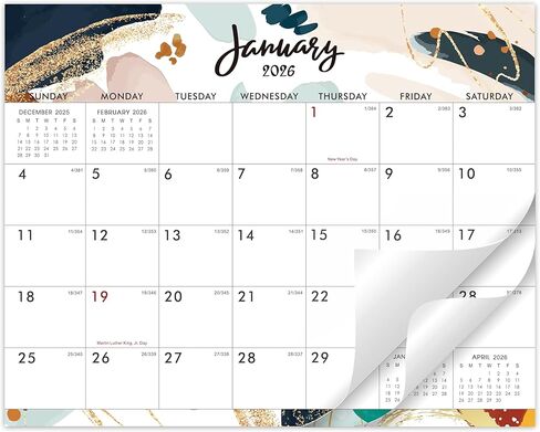 2024-2025 تقويم الجدار - التقويم 2024-2025 ، 15 "× 11.5" ، يوليو 2024 - ديسمبر 2025 ، الخطاف المعلق ، والعطلات والكتل - مثالية للمكتب والمنزل in Kuwait